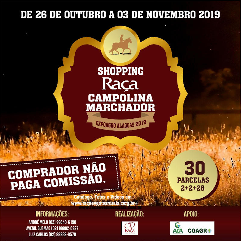 SHOPPING RAÇA CAMPOLINA - EXPOAGRO 2019