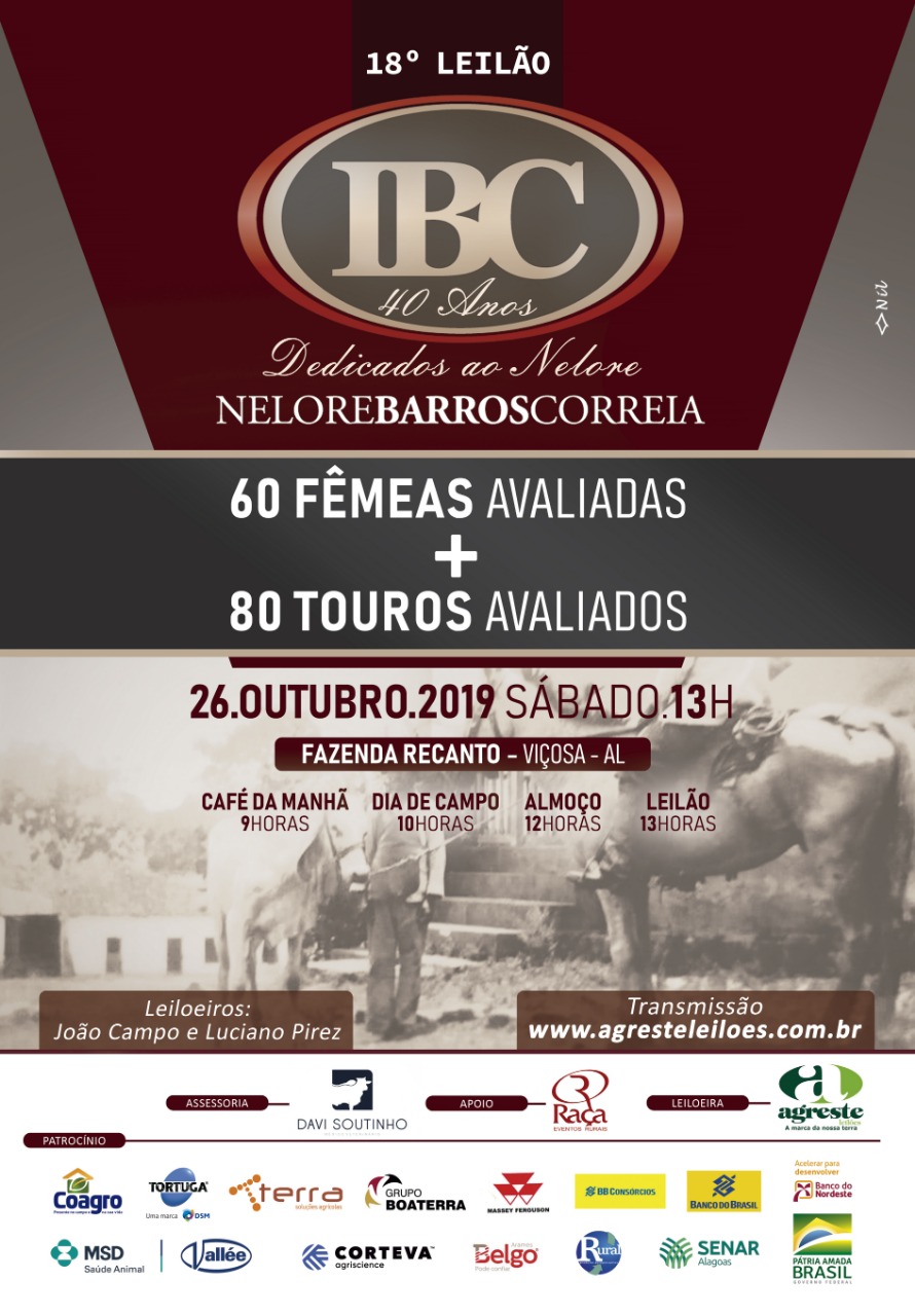 18º LEILÃO IBC - NELORE BARROS CORREIA